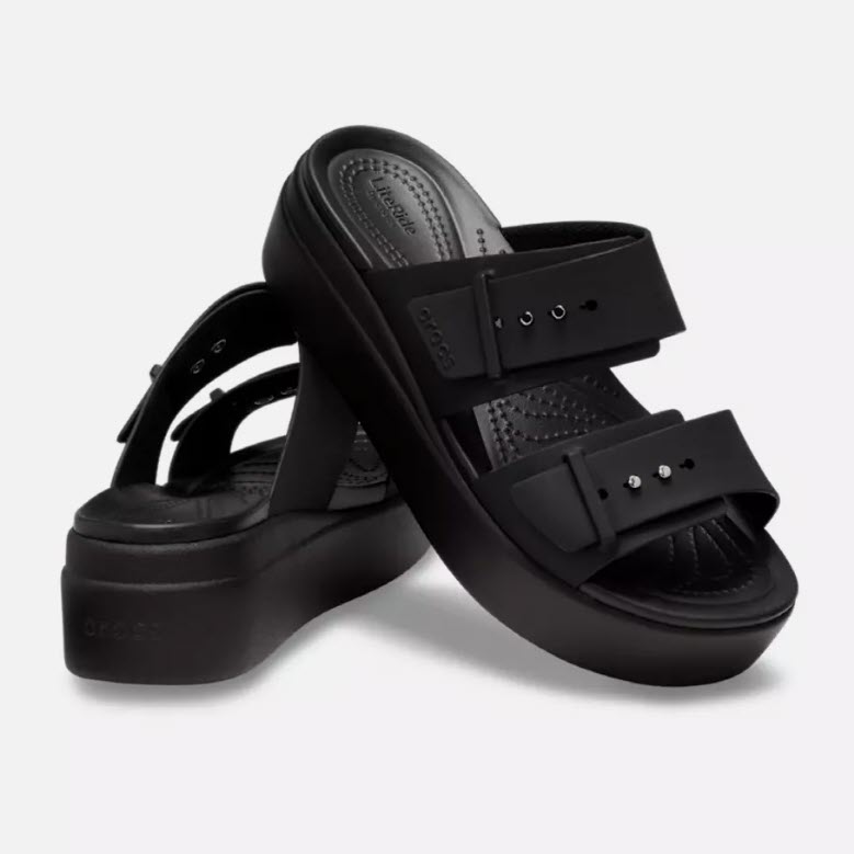 CROCS – BROOKLYN BUCKLE LOW – 207431-001 – NOIR